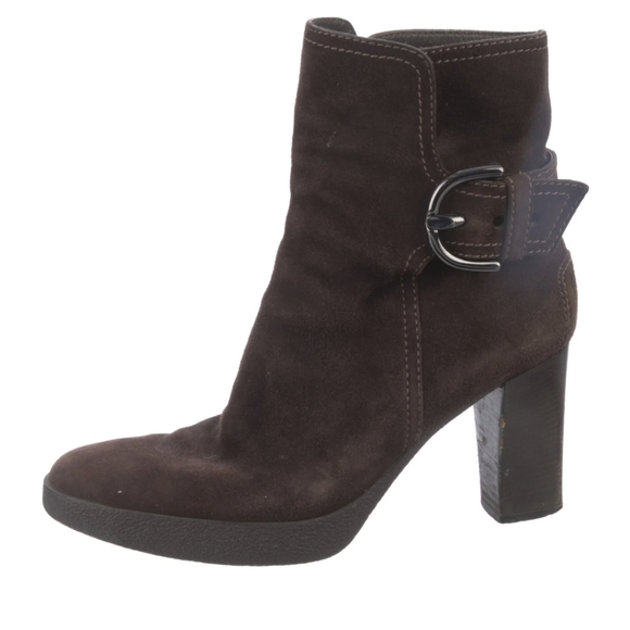 Tod's brown suede boots - Picture 1 of 9